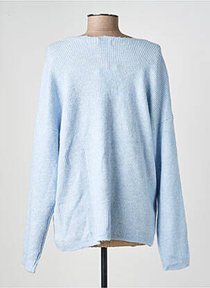 Megztinis tiesi kirpimas ilgos rankovės mėlyna ONLY moteris