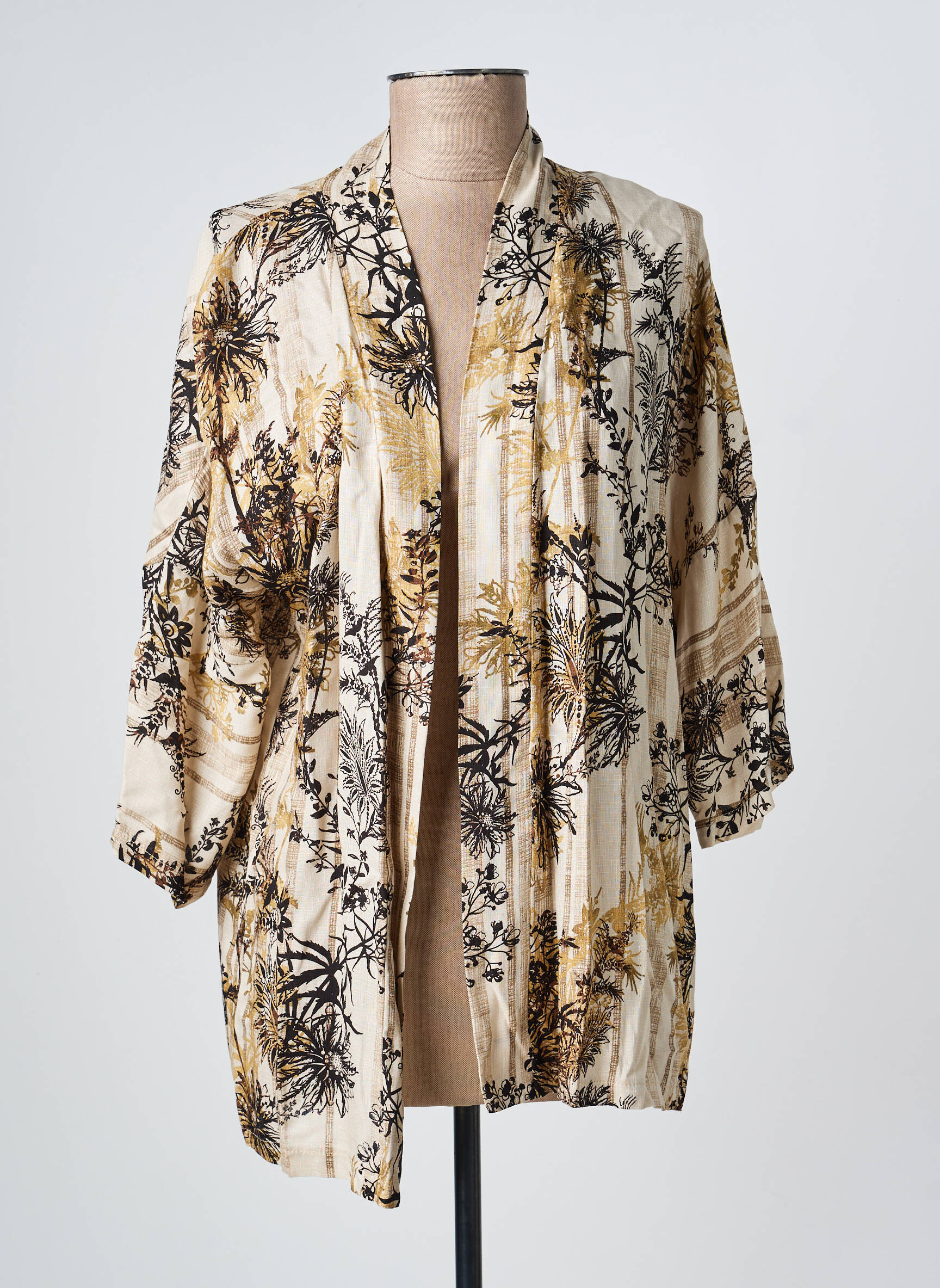Kimono striukė col v bežinis LAUREN VIDAL moteris