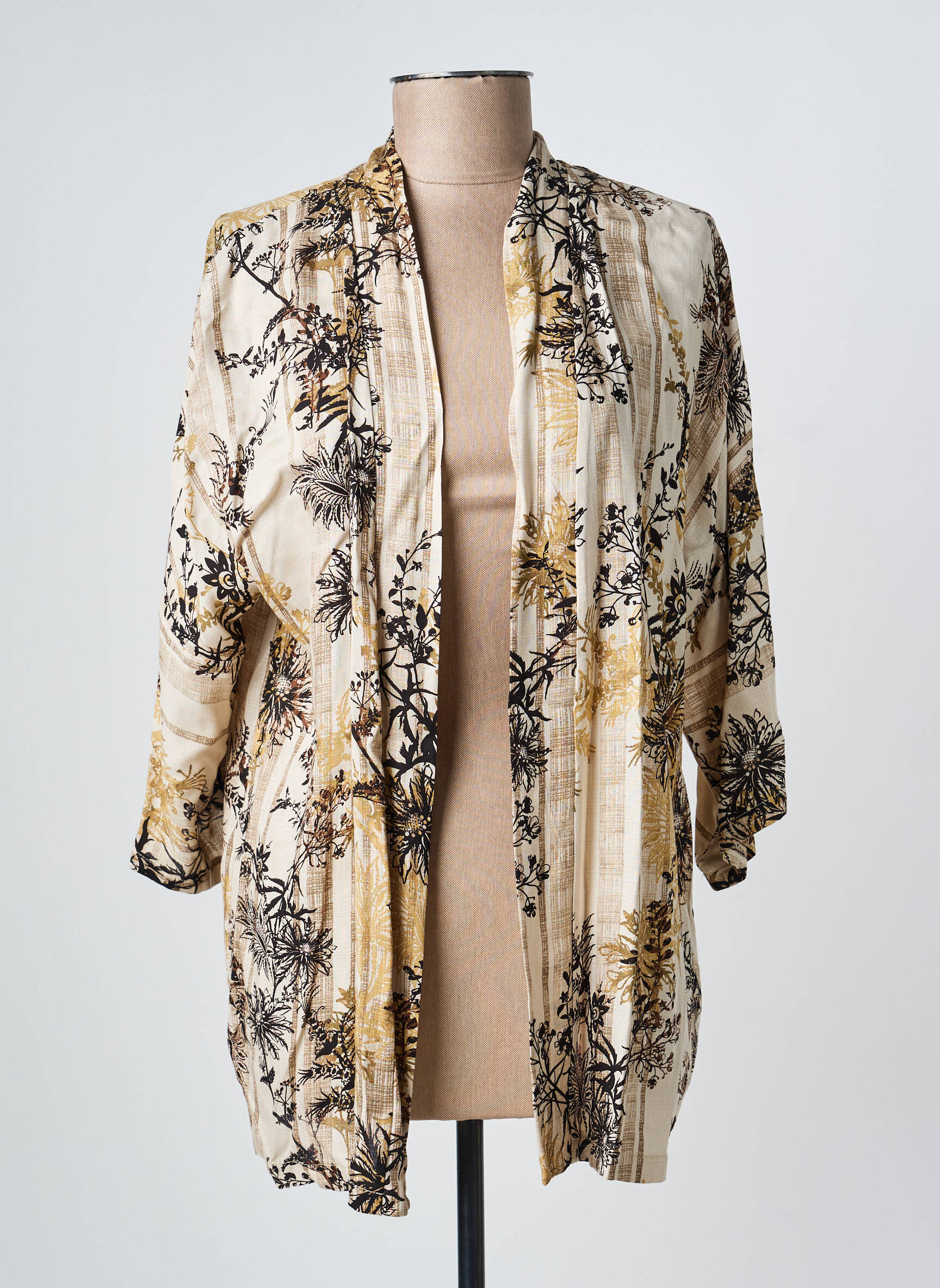 Kimono striukė col v bežinis LAUREN VIDAL moteris