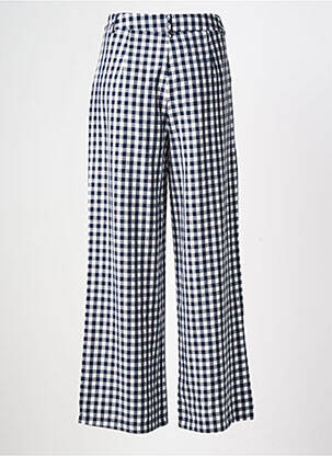 Platus kelnes popelinos audinys, kuris pasižymi lygiu ir tankiu paviršiumi. aukšta talija mėlyna FEELHOO moteris