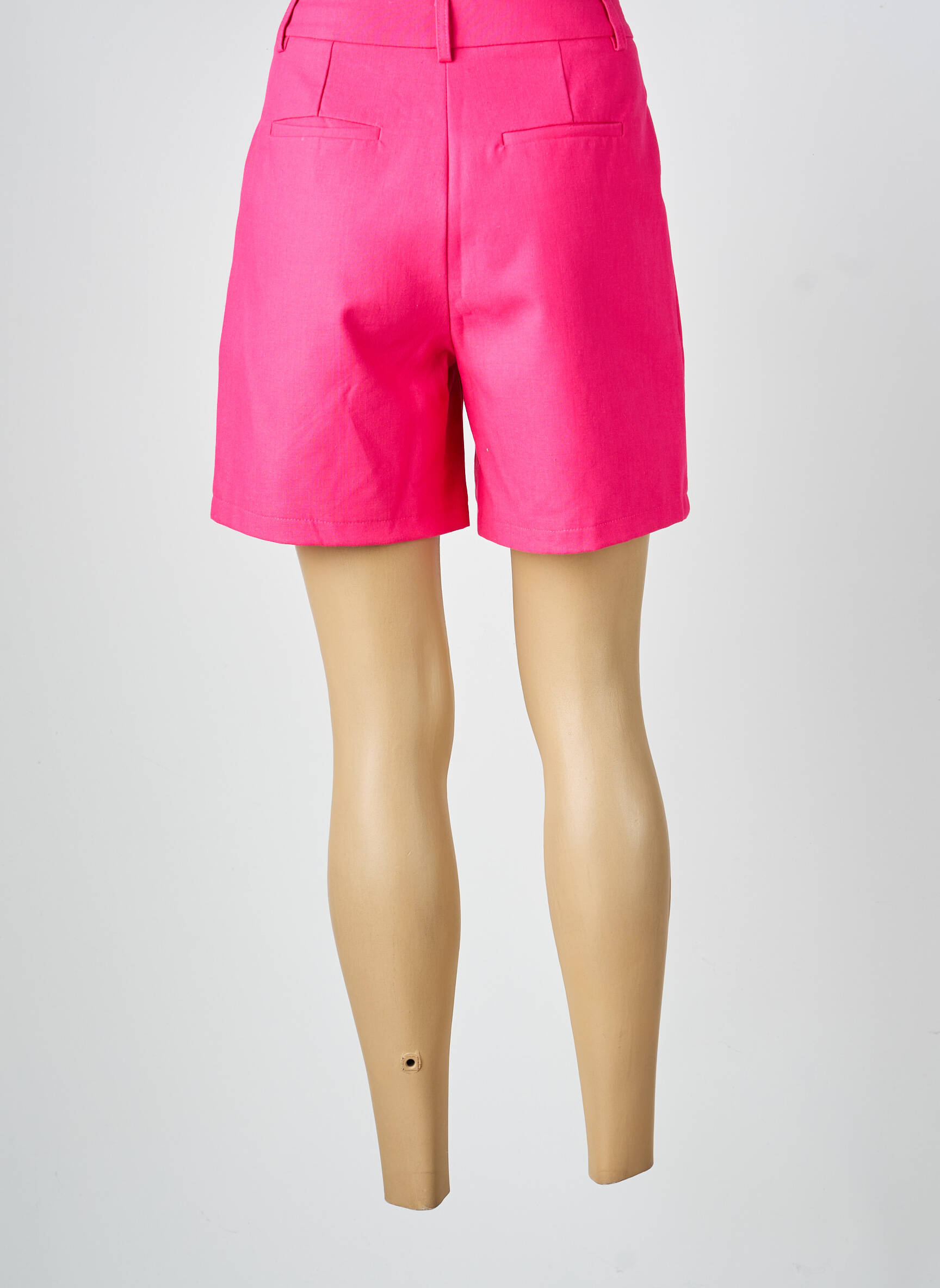 Šortas uždarymas su užtrauktuku po mygtuku uždengimu normala dydis rožinė DAPHNEA moteris