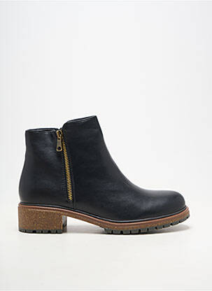Batai/botai lygus medžiaga kulnas nuo 4 iki 6 cm juodas IDEAL SHOES moteris
