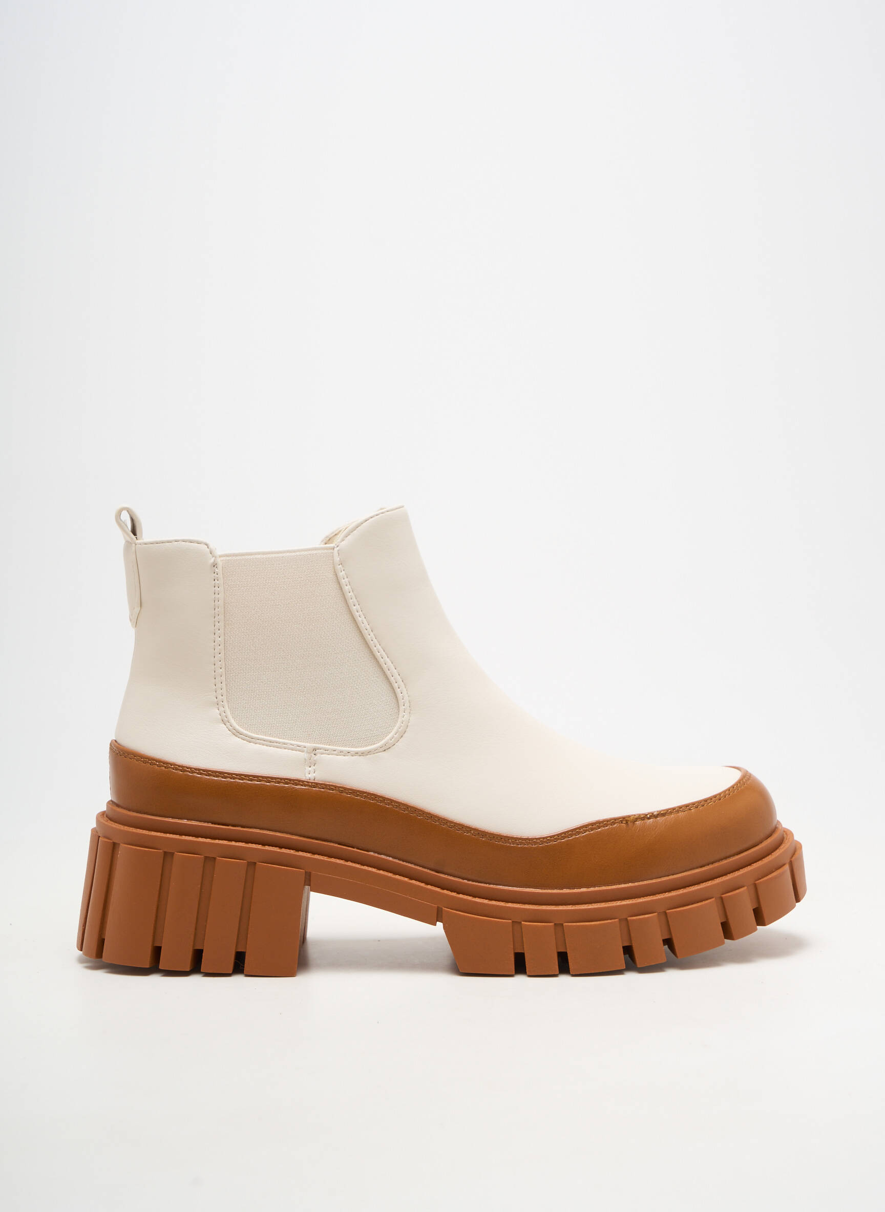Batai/botai lygus medžiaga kulnas nuo 4 iki 6 cm bežinis IDEAL SHOES moteris