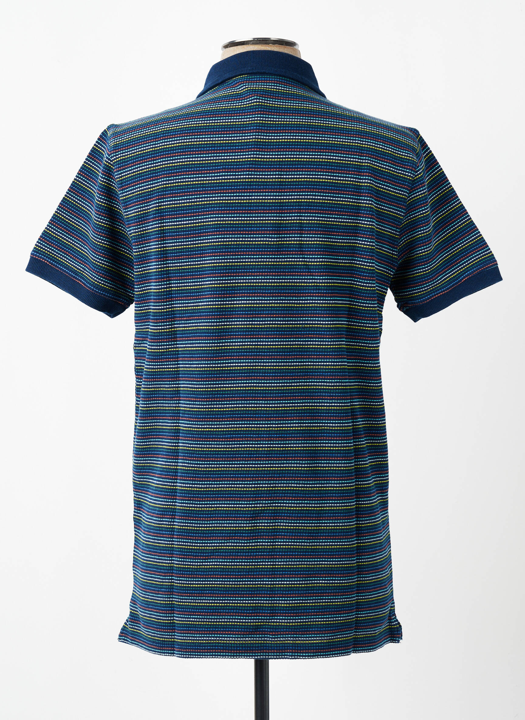 Polo jersey audinys trumpas rankovės mėlyna MCS vyras