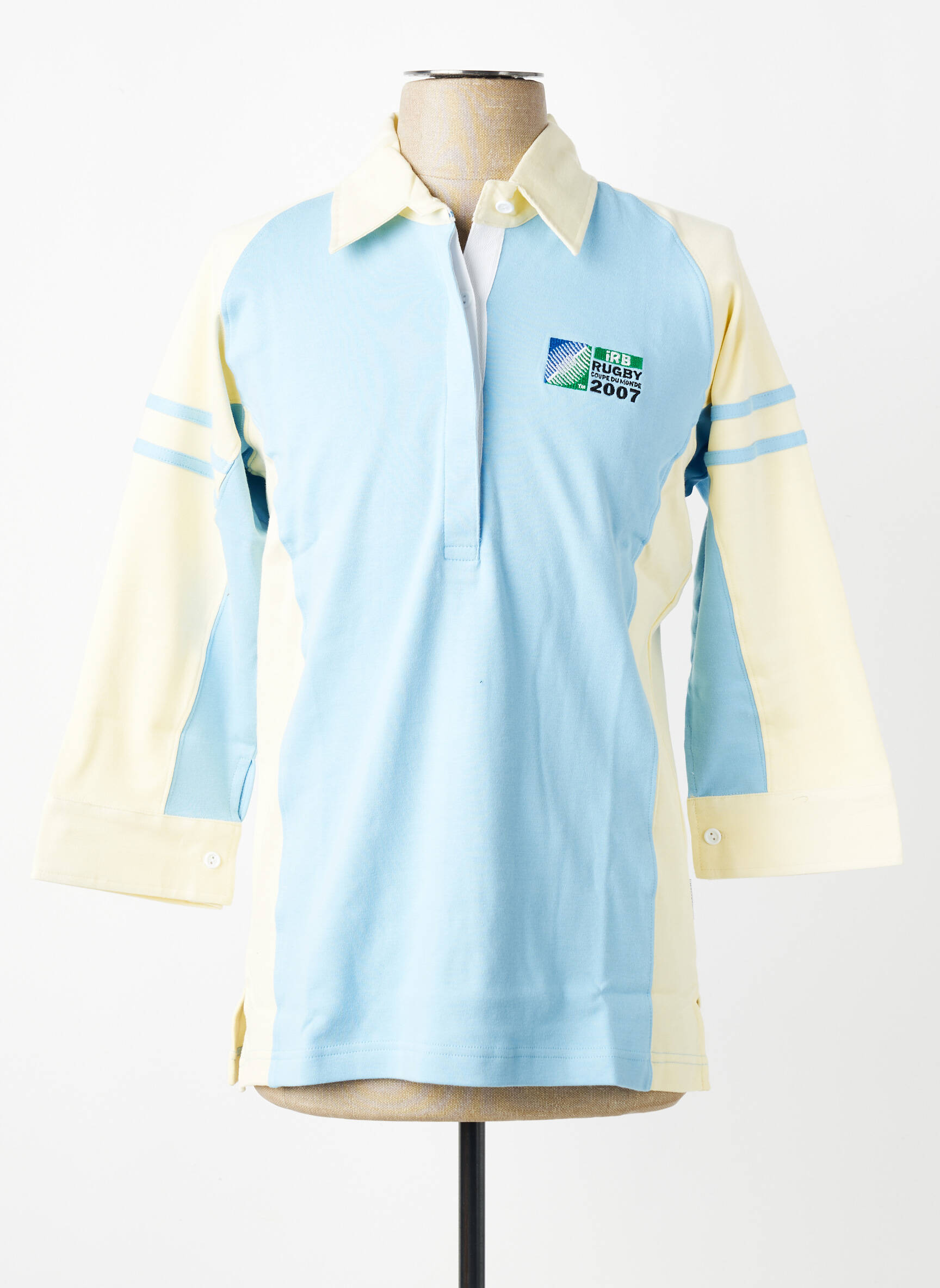 Polo ilgos rankovės ilgos rankovės mėlyna WORLD CUP vyras