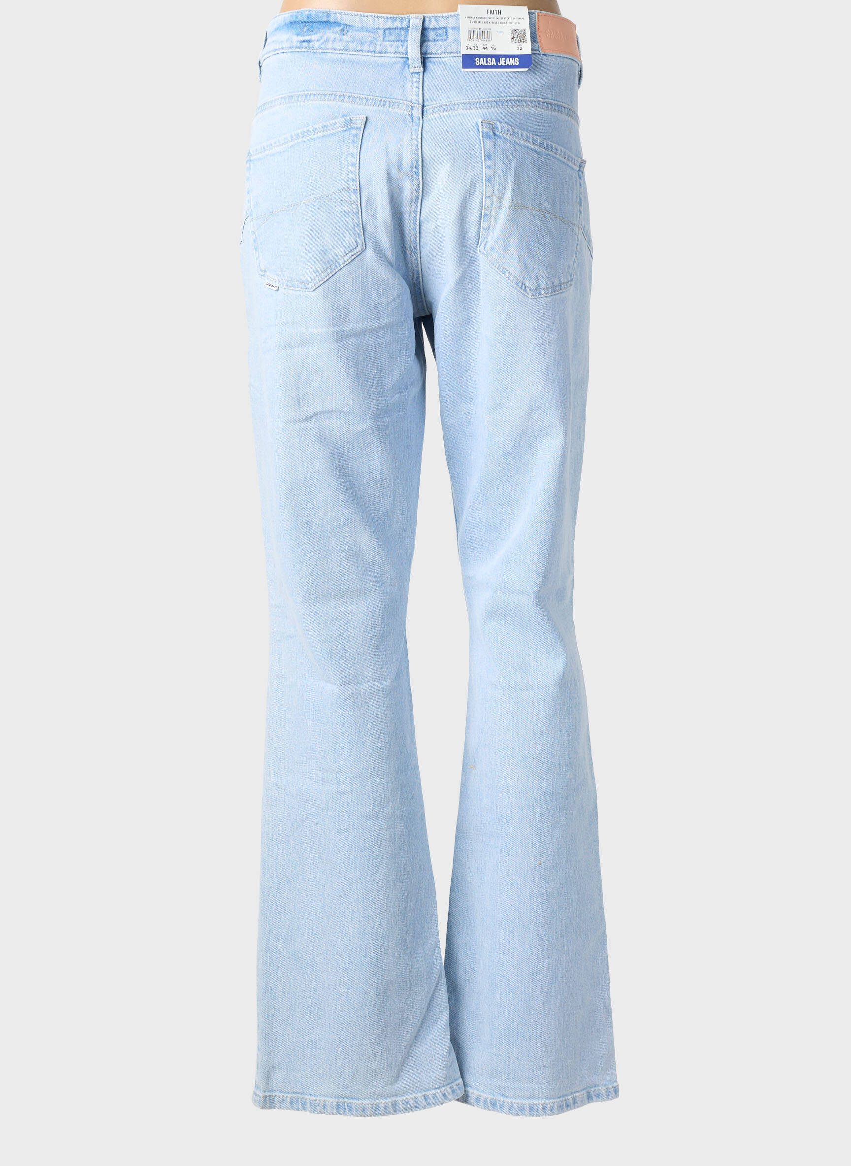 Bootcut džinsai normala dydis normala dydis mėlyna SALSA moteris