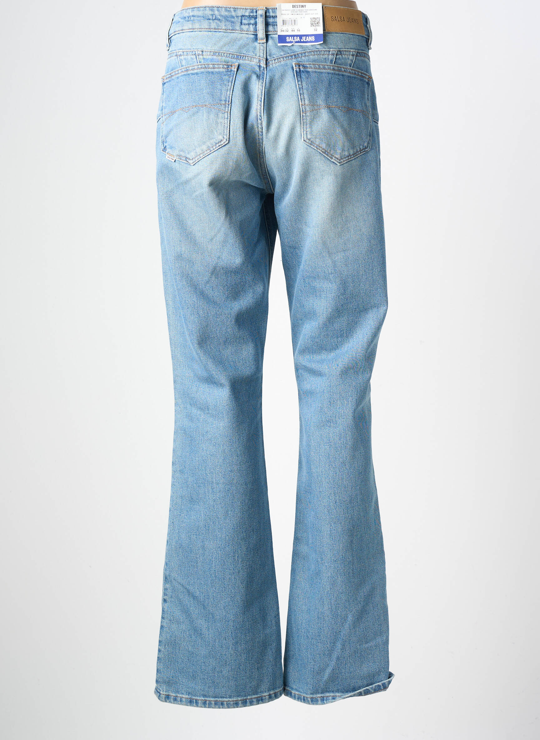 Bootcut džinsai normala dydis normala dydis mėlyna SALSA moteris