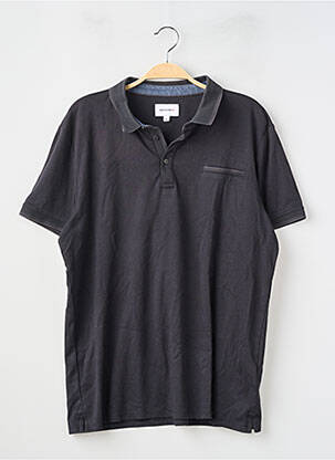 Polo jersey audinys trumpas rankovės juodas DEVRED vyras