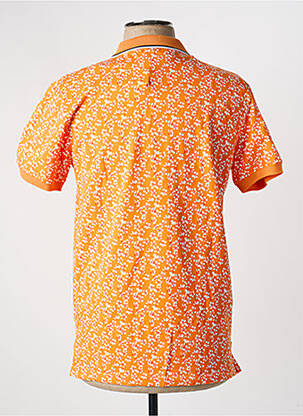Polo jersey audinys trumpas rankovės oranžinė RECYCLED ART WORLD vyras