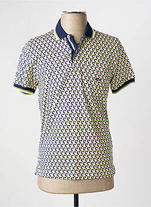 Polo jersey audinys trumpas rankovės mėlyna DARIO BELTRAN vyras
