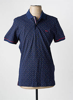 Polo jersey audinys trumpas rankovės mėlyna DARIO BELTRAN vyras