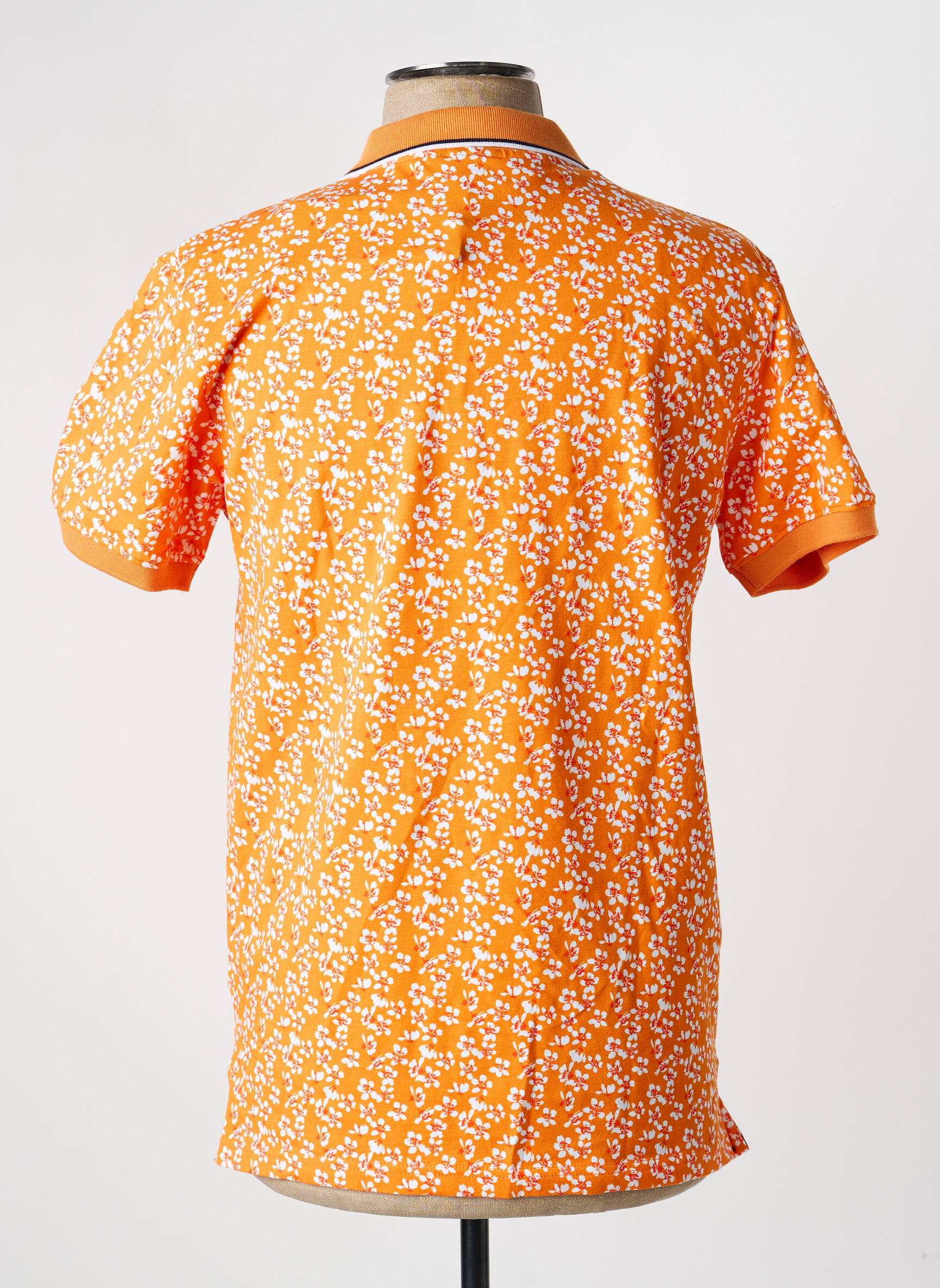 Polo jersey audinys trumpas rankovės oranžinė RECYCLED ART WORLD vyras