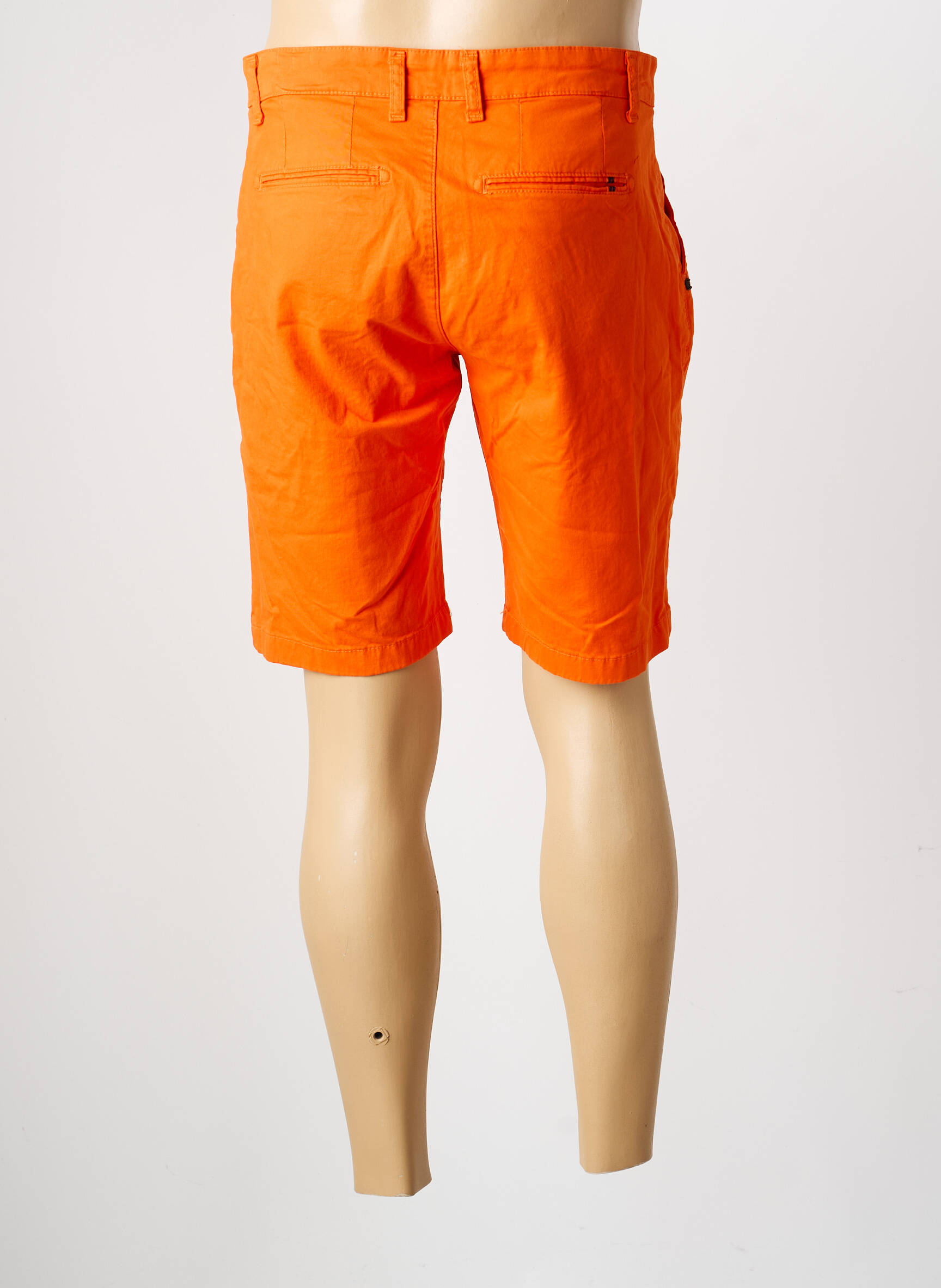 Bermudas denimo audinys normala dydis oranžinė RECYCLED ART WORLD vyras