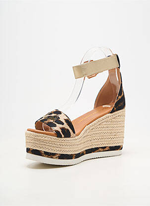 Espadrilės satino audinys kulnas nuo 7 iki 9 cm juodas LOLA CASADEMUNT moteris