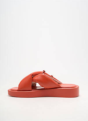 Mule/sabotai satino audinys kulnas nuo 4 iki 6 cm oranžinė LOLA CASADEMUNT moteris