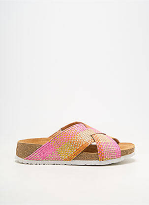 Mule/sabotai lygus medžiaga kulnas nuo 4 iki 6 cm oranžinė THINK! moteris
