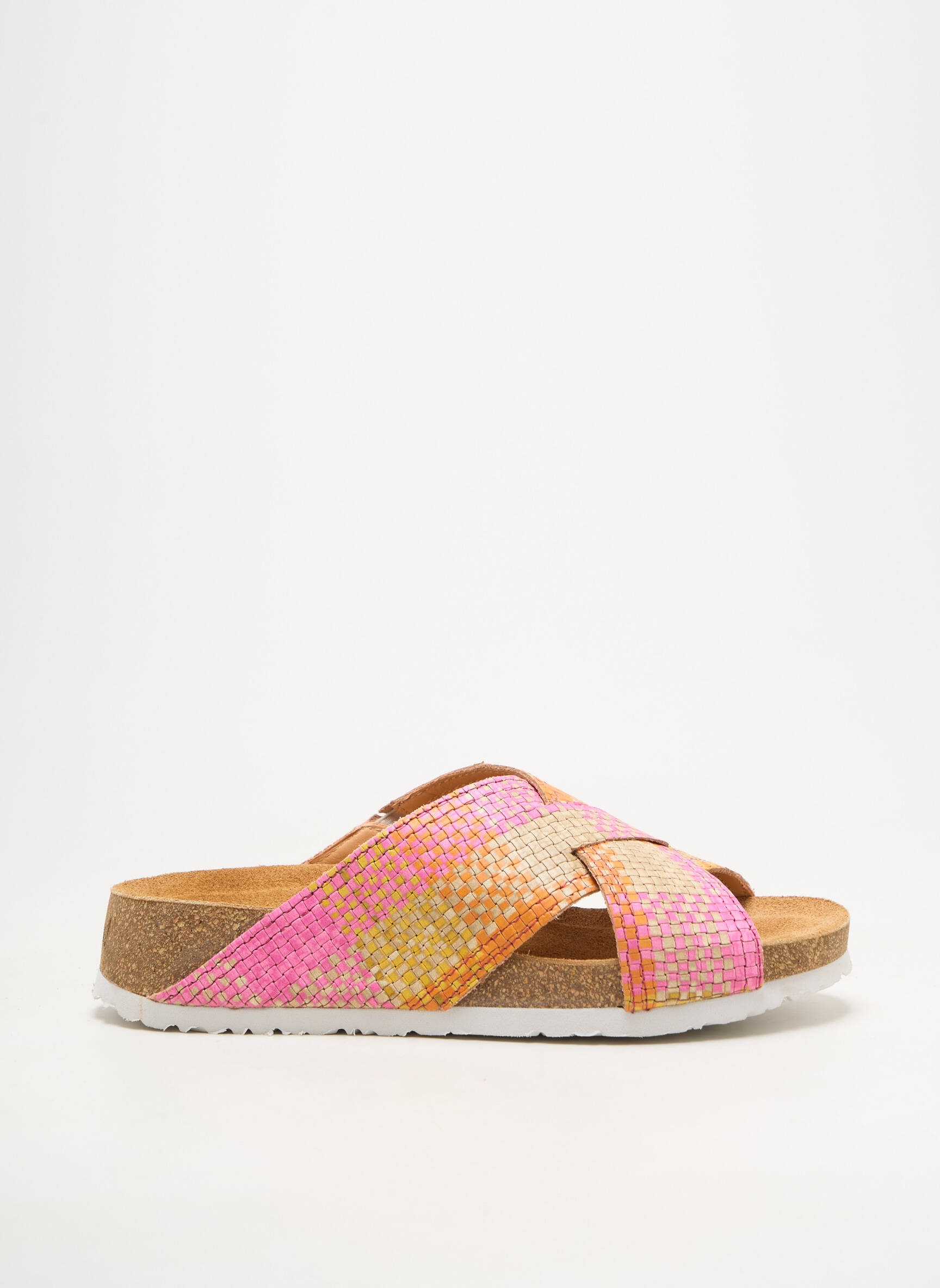 Mule/sabotai lygus medžiaga kulnas nuo 4 iki 6 cm oranžinė THINK! moteris