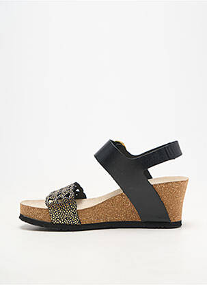 Sandalai/nu pėdos lygus medžiaga kulnas nuo 4 iki 6 cm juodas MEPHISTO moteris