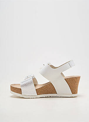 Sandalai/nu pėdos lygus medžiaga kulnas nuo 4 iki 6 cm baltas MEPHISTO moteris