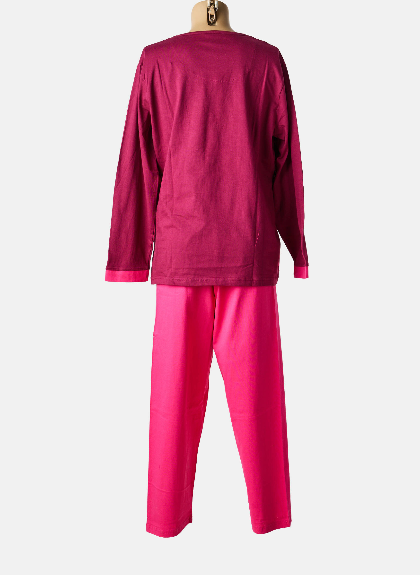 Pižama jersio audimas raudona ROSE POMME moteris