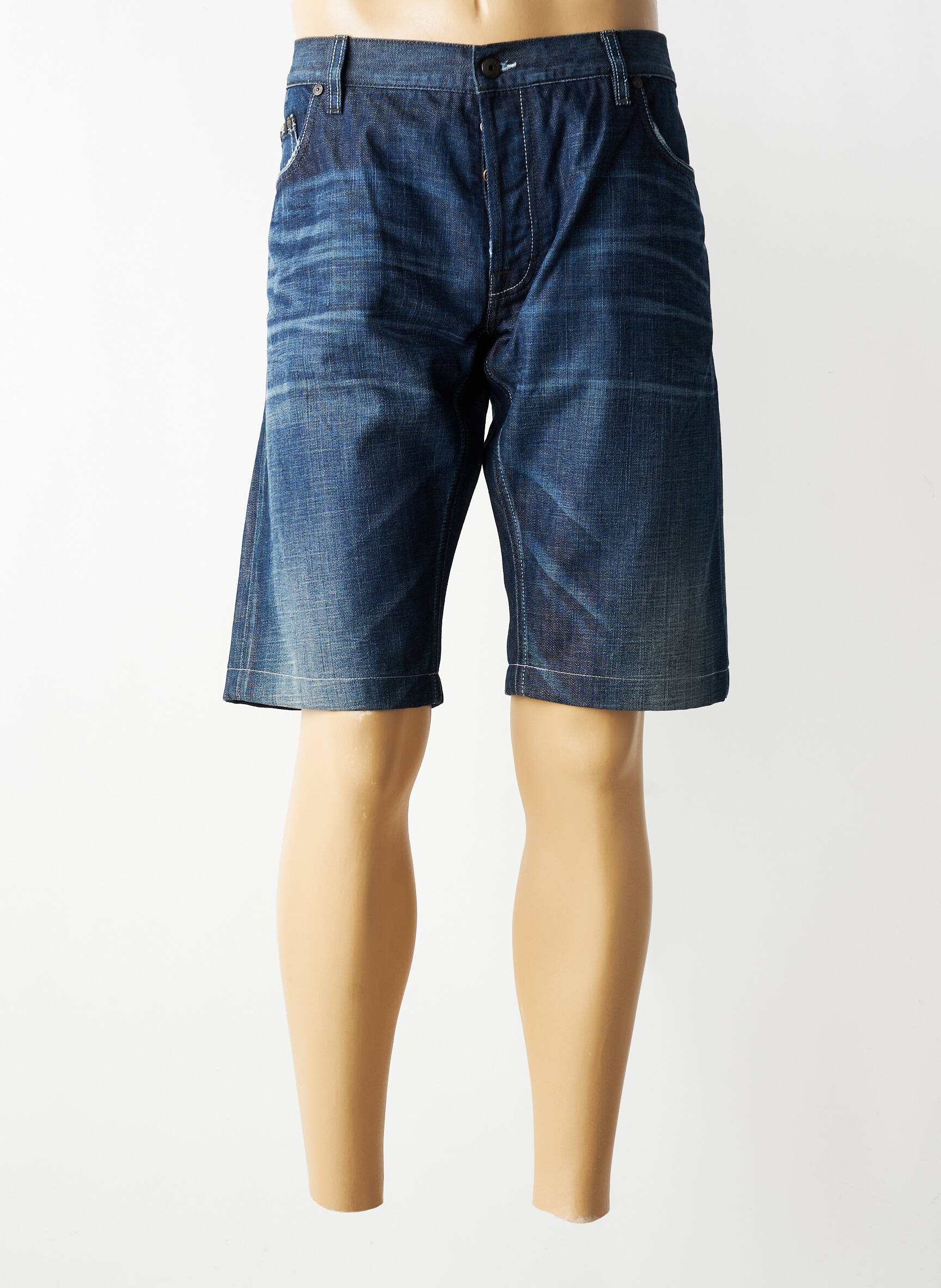 Bermudas denimo audinys normala dydis mėlyna HUGO BOSS vyras