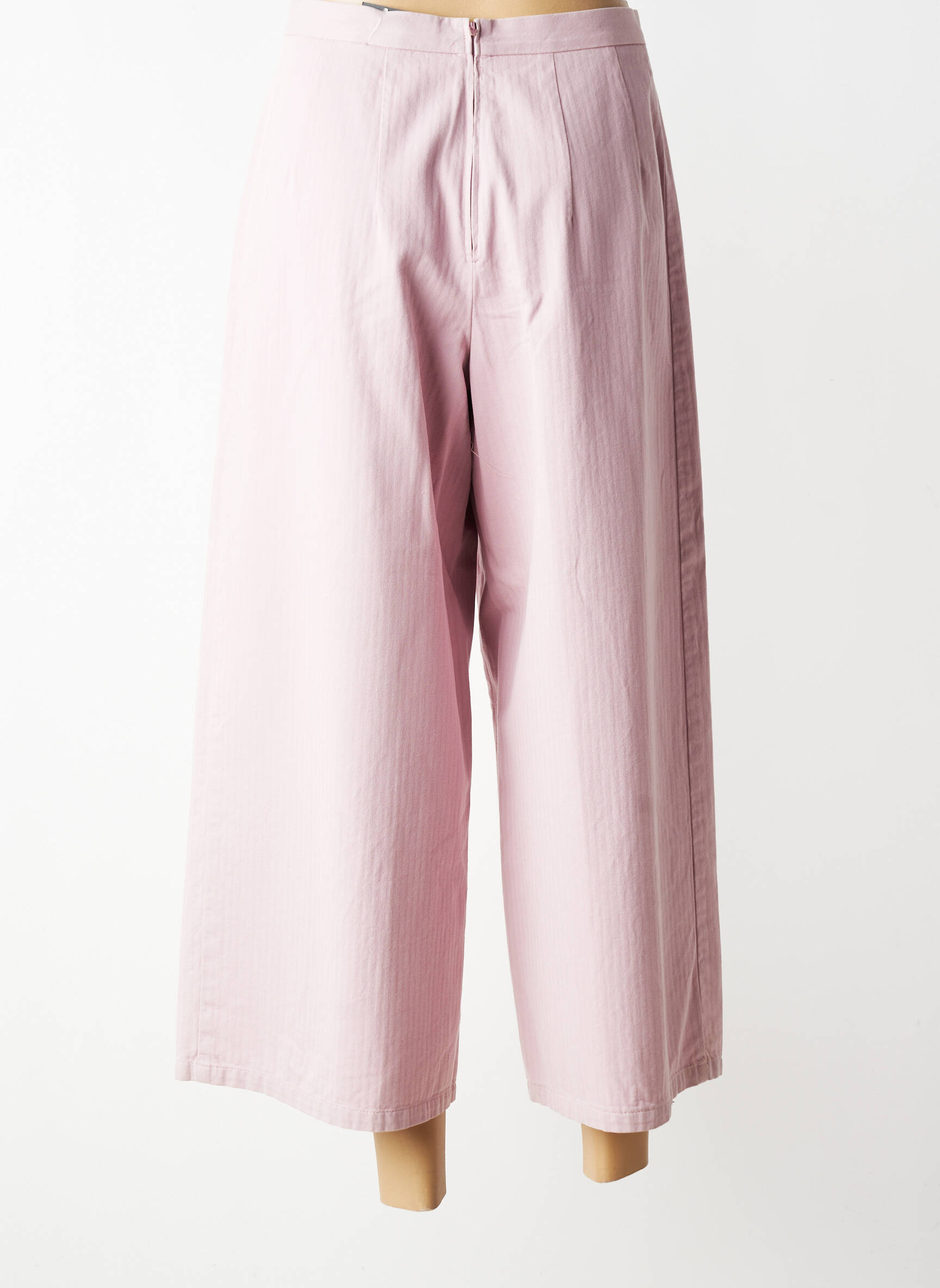 Pusilgių kelnių aukšta talija aukšta talija rožinė ROSA ROSAM moteris