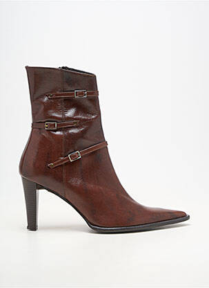Batai aštrus galas kulnas nuo 7 iki 9 cm rudas MODA LORNA moteris