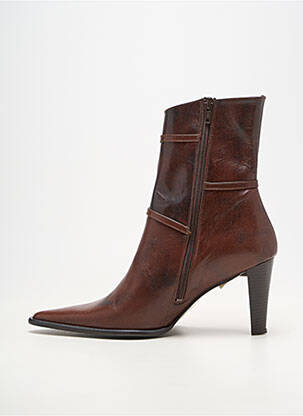 Batai aštrus galas kulnas nuo 7 iki 9 cm rudas MODA LORNA moteris