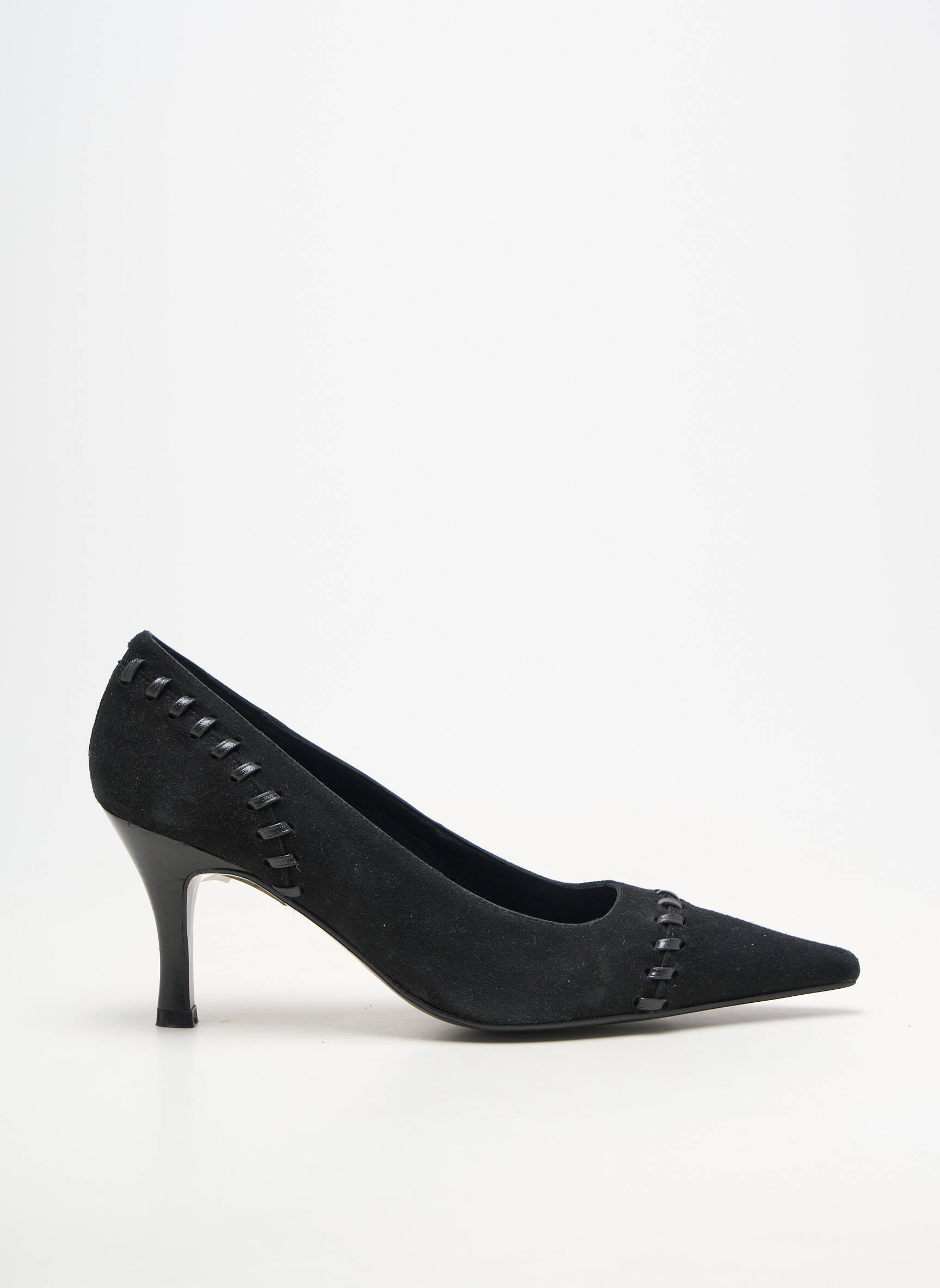 Aukštakulniai aštrus galas kulnas nuo 7 iki 9 cm juodas MODA LORNA moteris