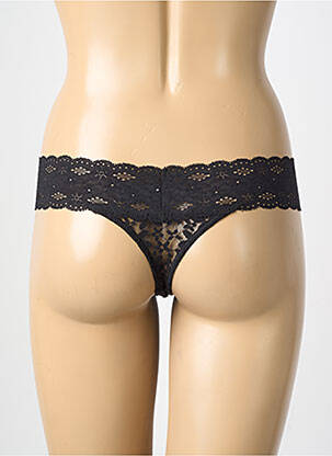 Tanga tamprumas juodas WACOAL moteris