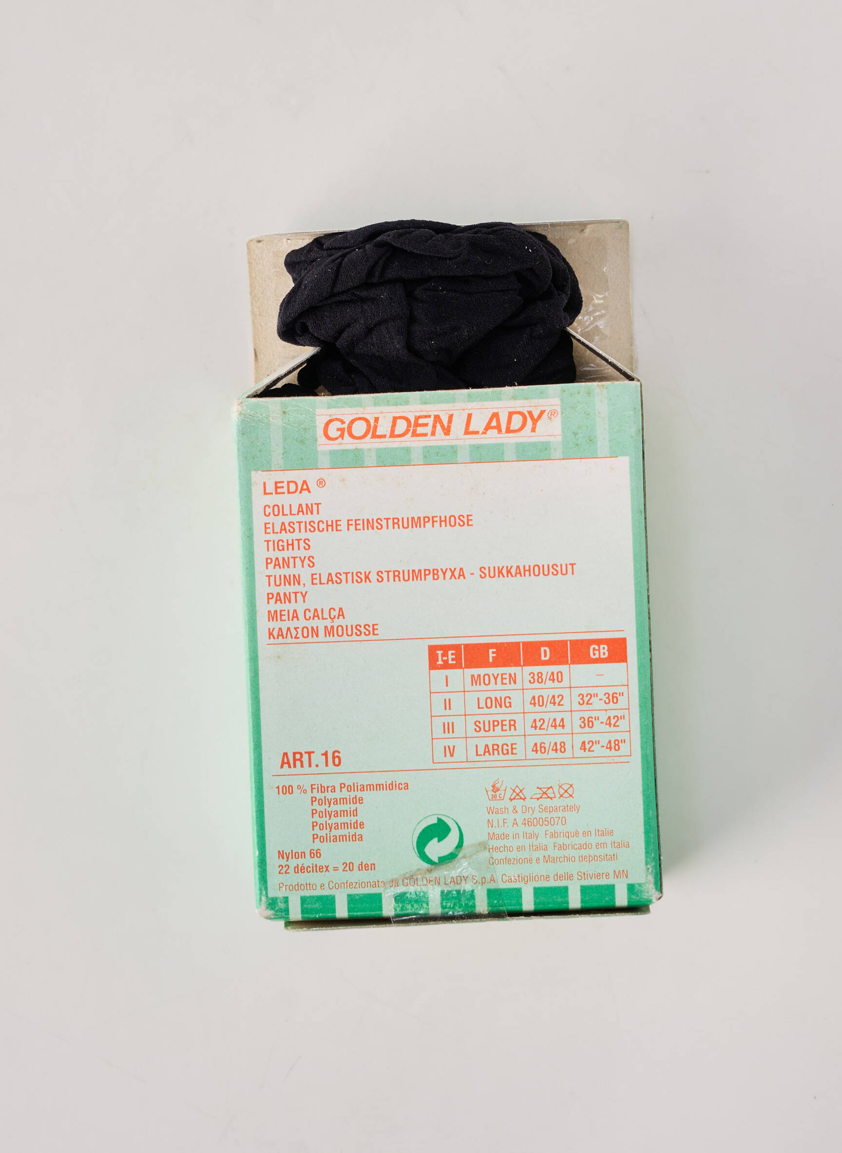 Kojinės tamprumas juodas GOLDEN LADY moteris