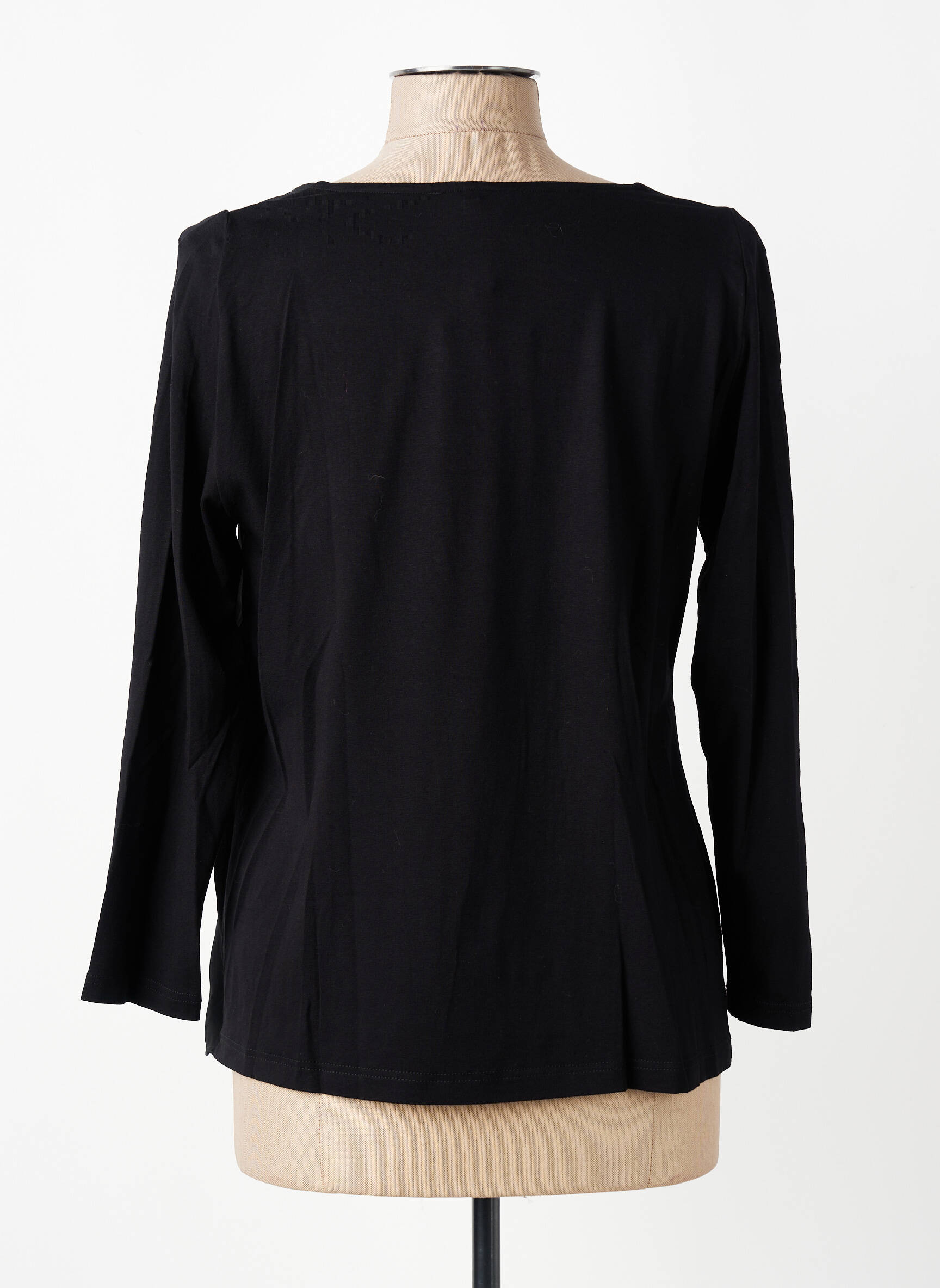 Viršūnė ilgos rankovės ilgos rankovės juodas AKELA KEY moteris