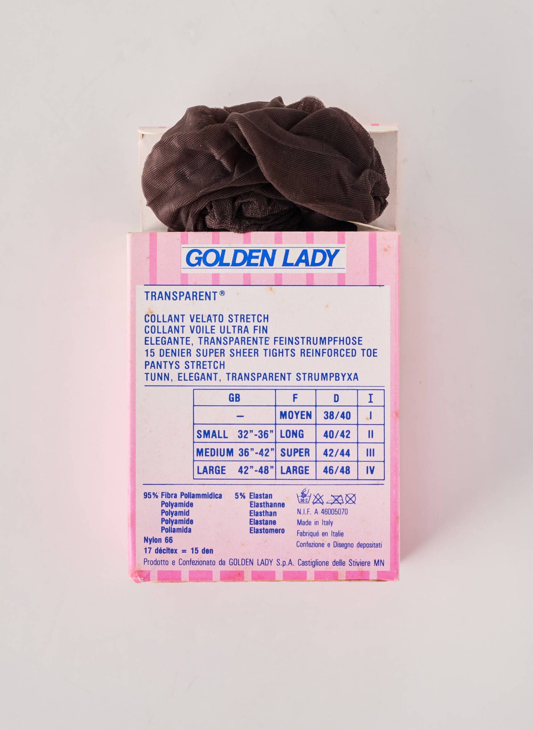 Kojinės tamprumas rudas GOLDEN LADY moteris
