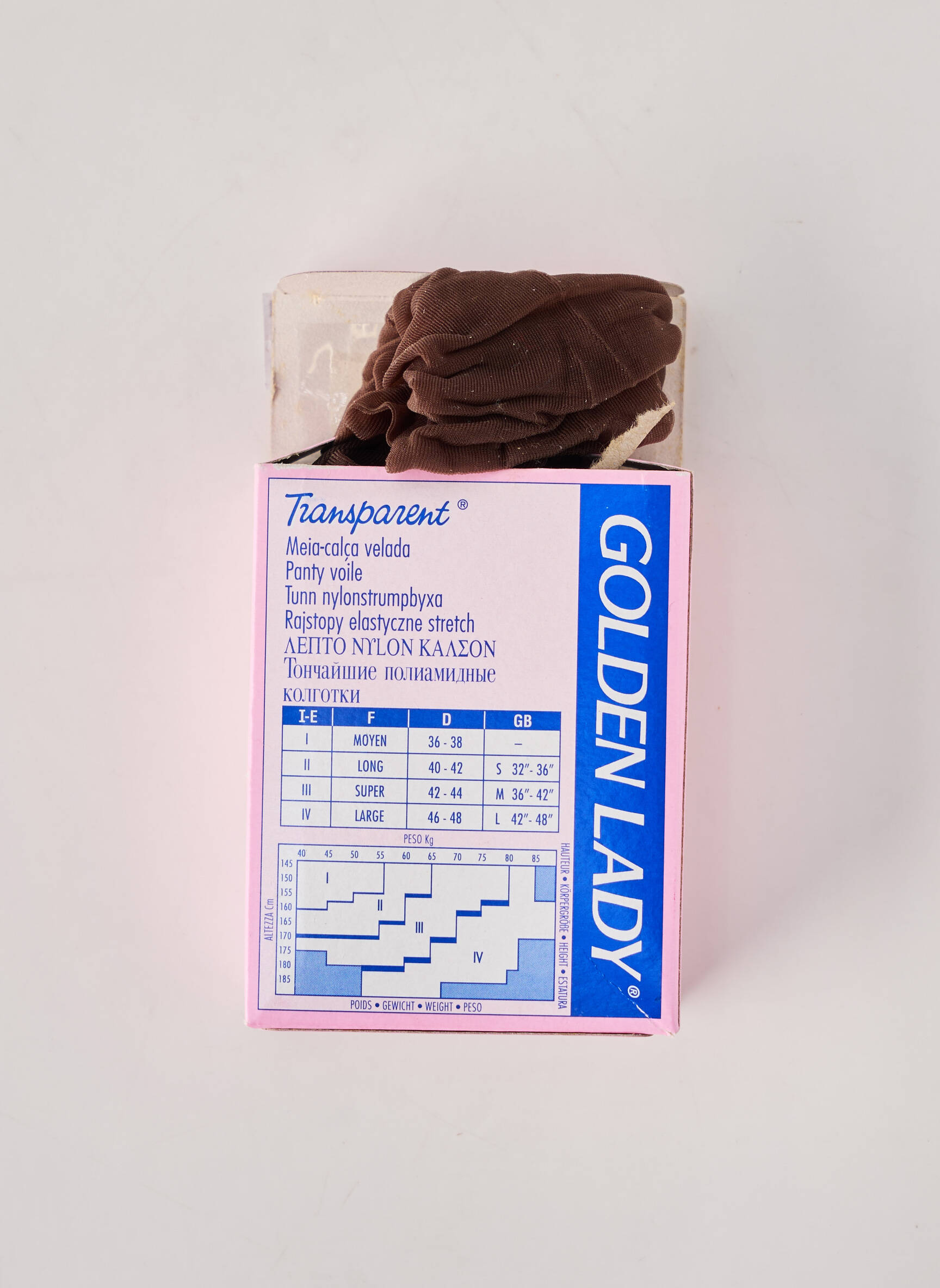 Kojinės tamprumas rudas GOLDEN LADY moteris