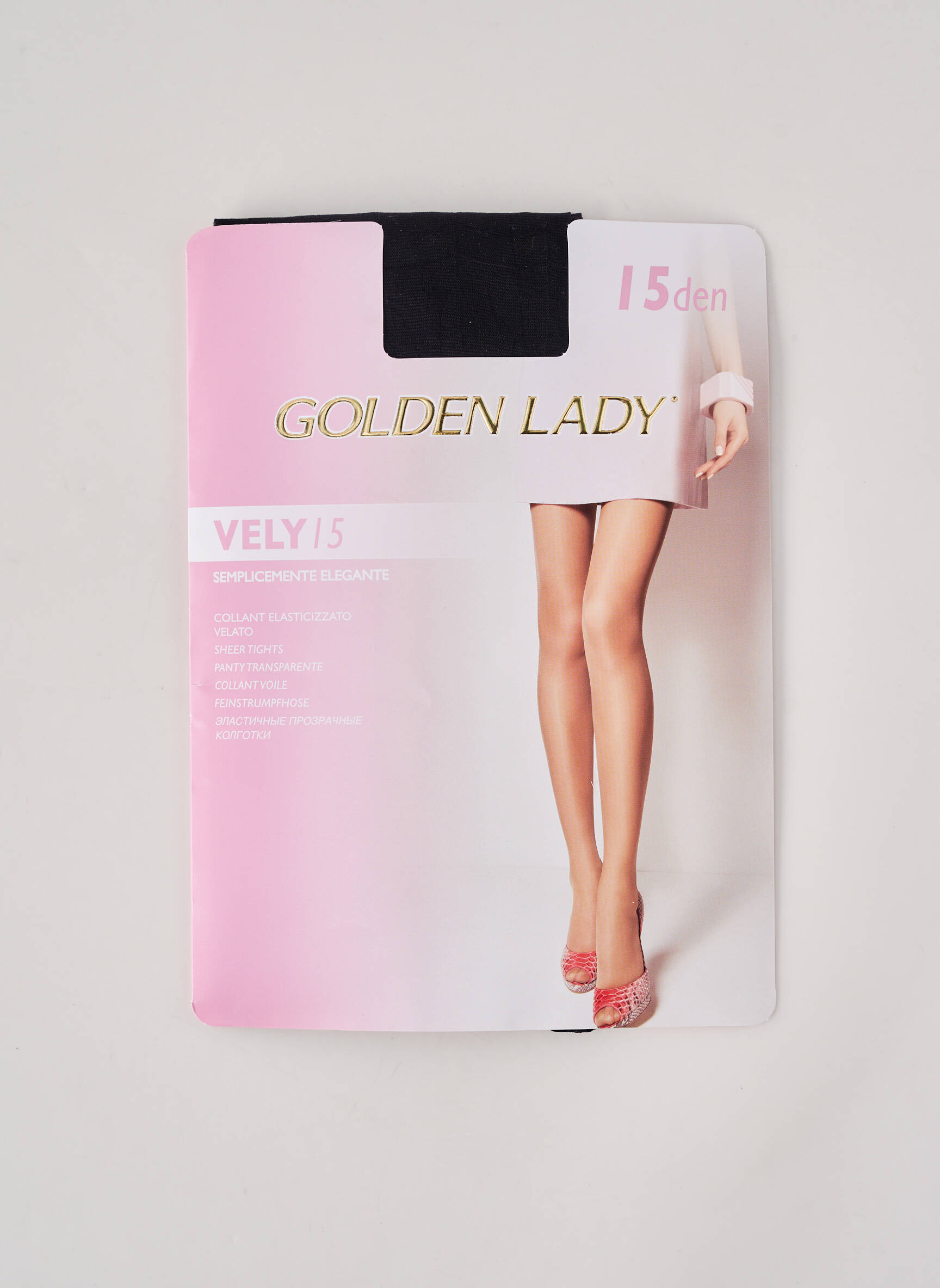 Kojinės tamprumas juodas GOLDEN LADY moteris