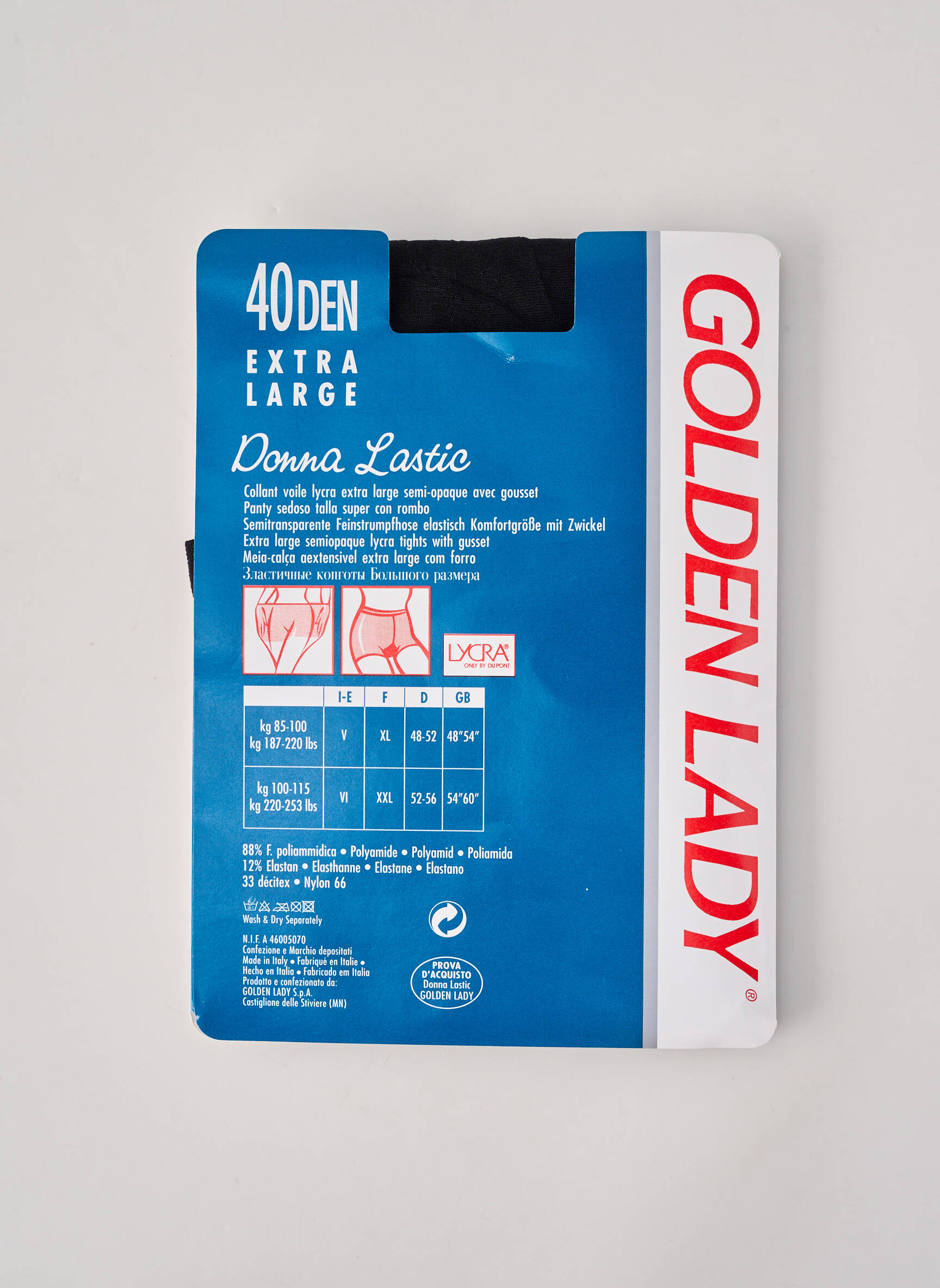 Kojinės tamprumas juodas GOLDEN LADY moteris