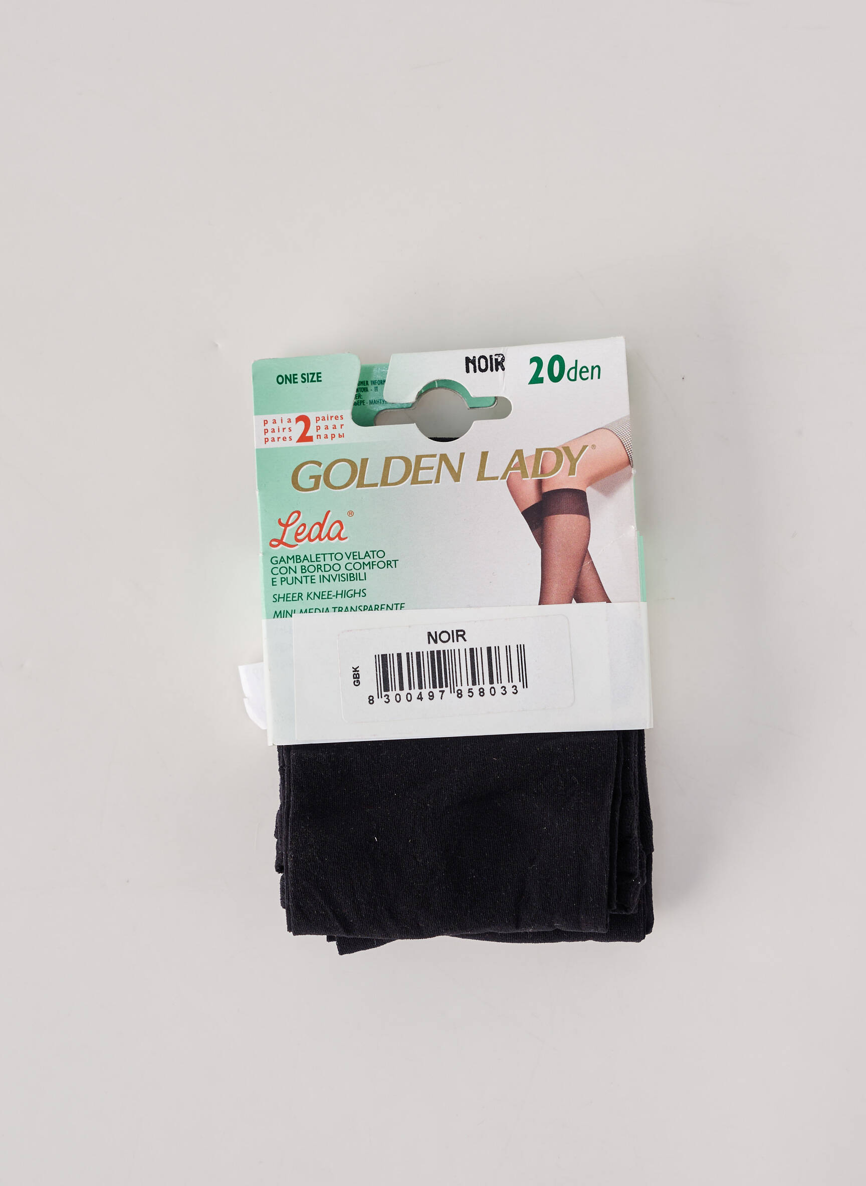 Bas tamprumas juodas GOLDEN LADY moteris