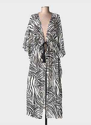 Kimono striukė col v juodas LUMINA moteris