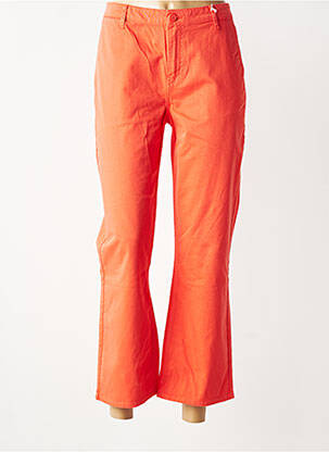 Bootcut džinsai normala dydis normala dydis oranžinė HAPPY moteris