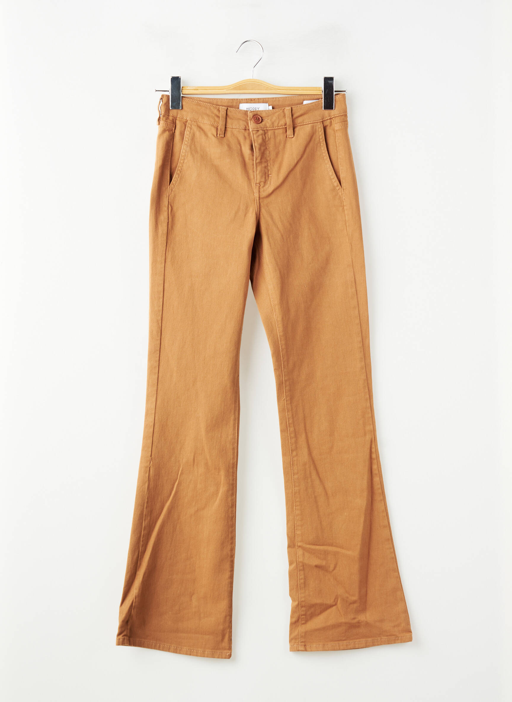 Bootcut džinsai normala dydis normala dydis rudas HAPPY moteris