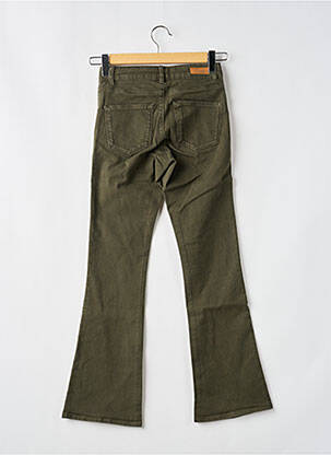 Bootcut džinsai aukšta talija aukšta talija žalias HAPPY moteris