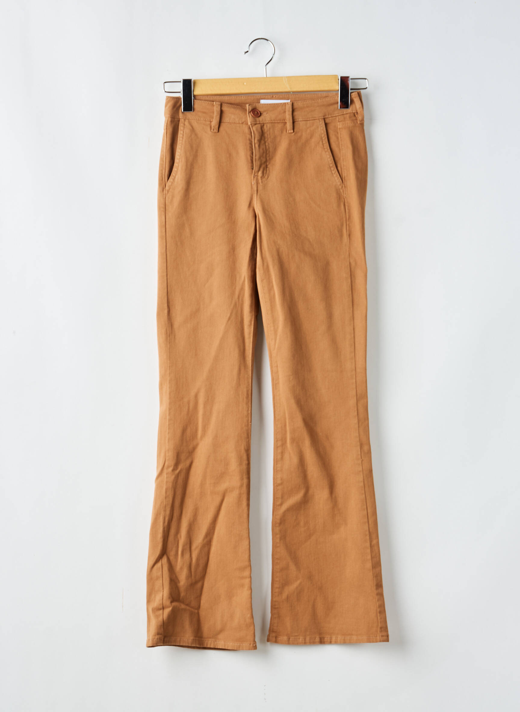 Bootcut džinsai normala dydis normala dydis rudas HAPPY moteris