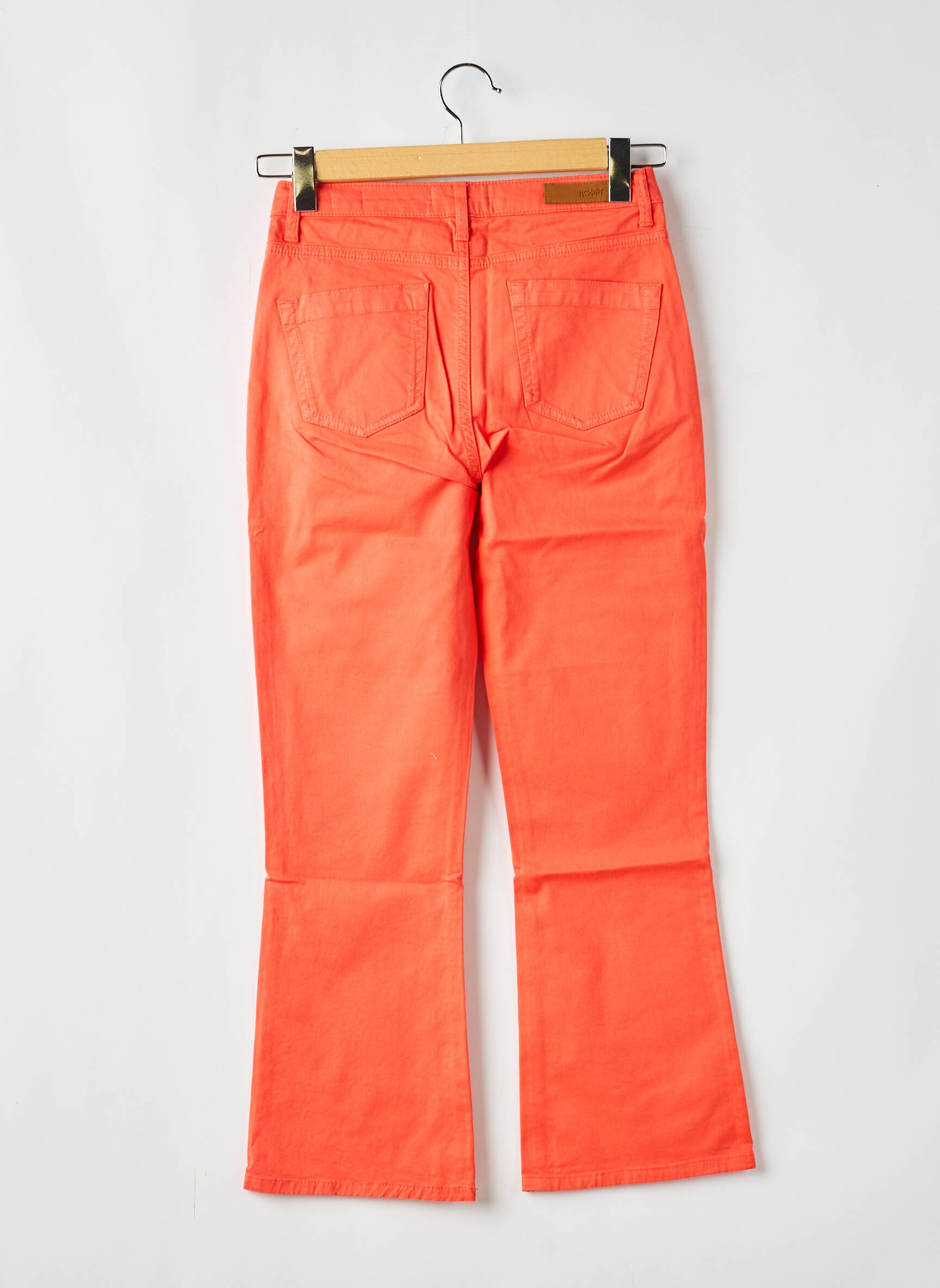 Bootcut džinsai normala dydis normala dydis oranžinė HAPPY moteris