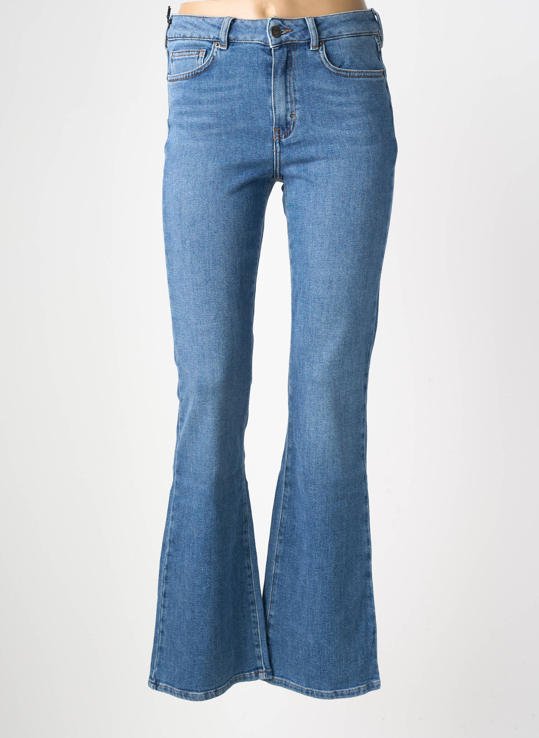 Bootcut džinsai normala dydis normala dydis mėlyna FIVE moteris