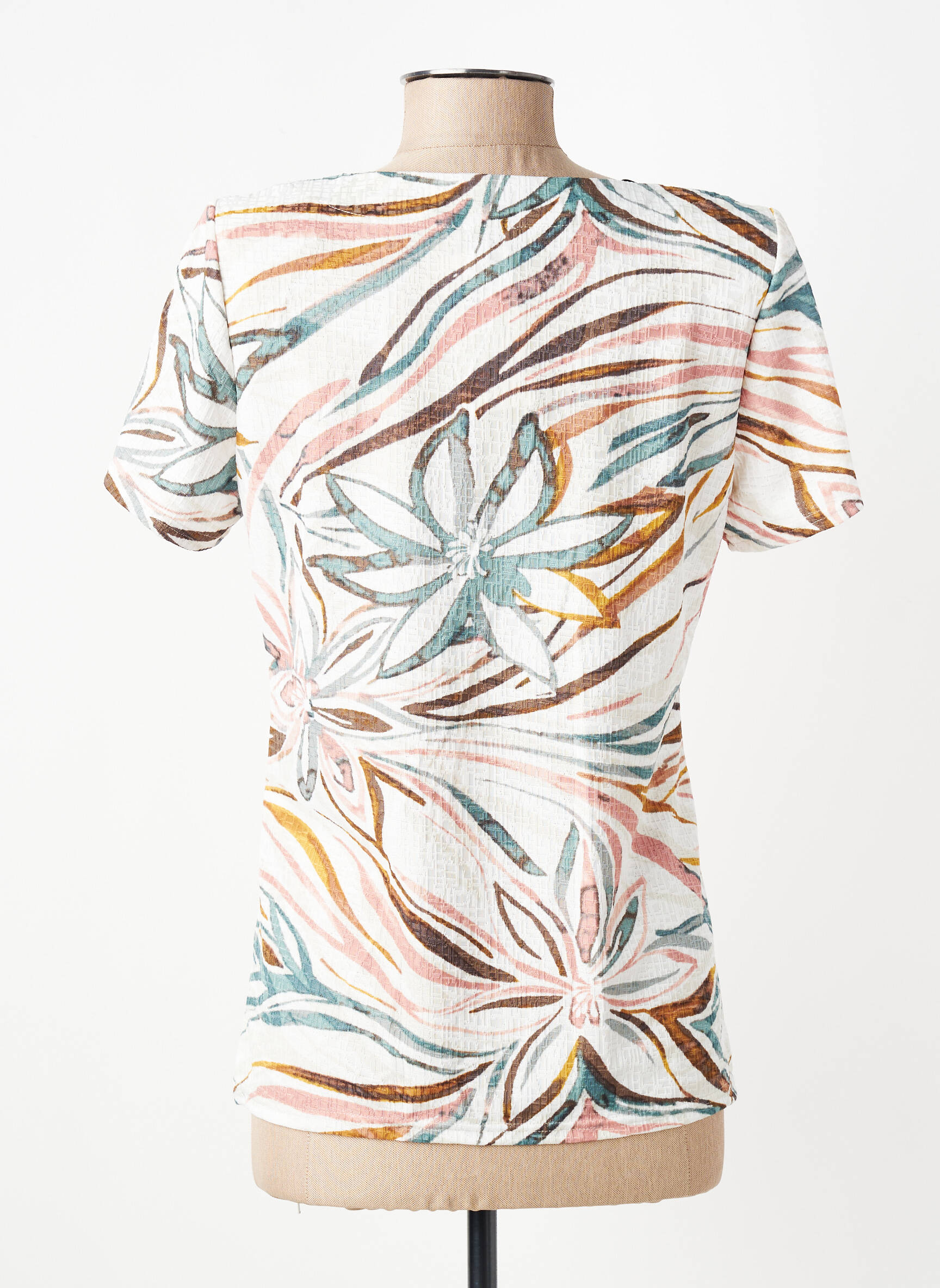 Viršūnė trumpas rankovės trumpas rankovės bežinis GEVANA moteris