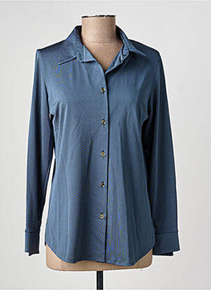Moteriškas marškinys centrinė iškirptė ilgos rankovės žalias GEVANA moteris