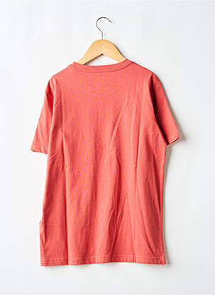 T-marškinys tamprumas trumpas rankovės oranžinė QUIKSILVER berniukas