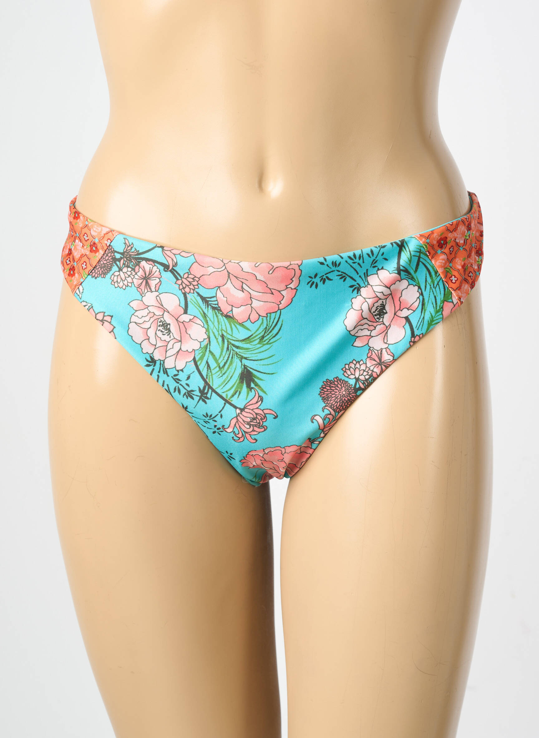 Maudymosi kelnaitės gėlių raštas kelnaitės mėlyna SUPERDRY moteris