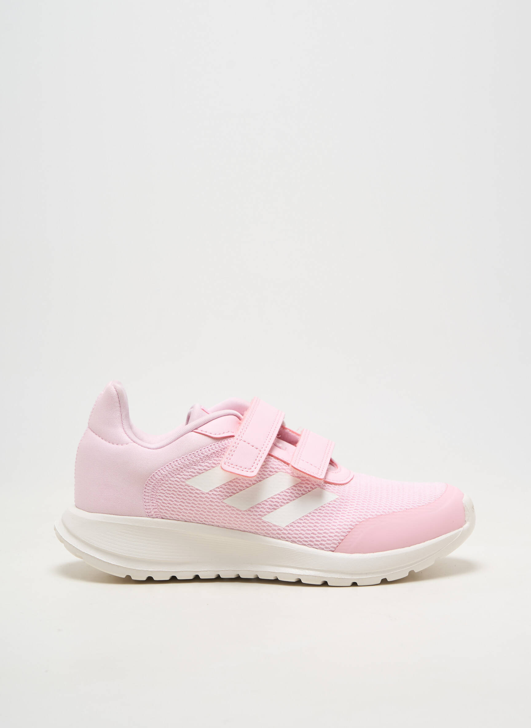 Bėgimo bateliai velcro užsegimas apvalus mygtukas rožinė ADIDAS mergina