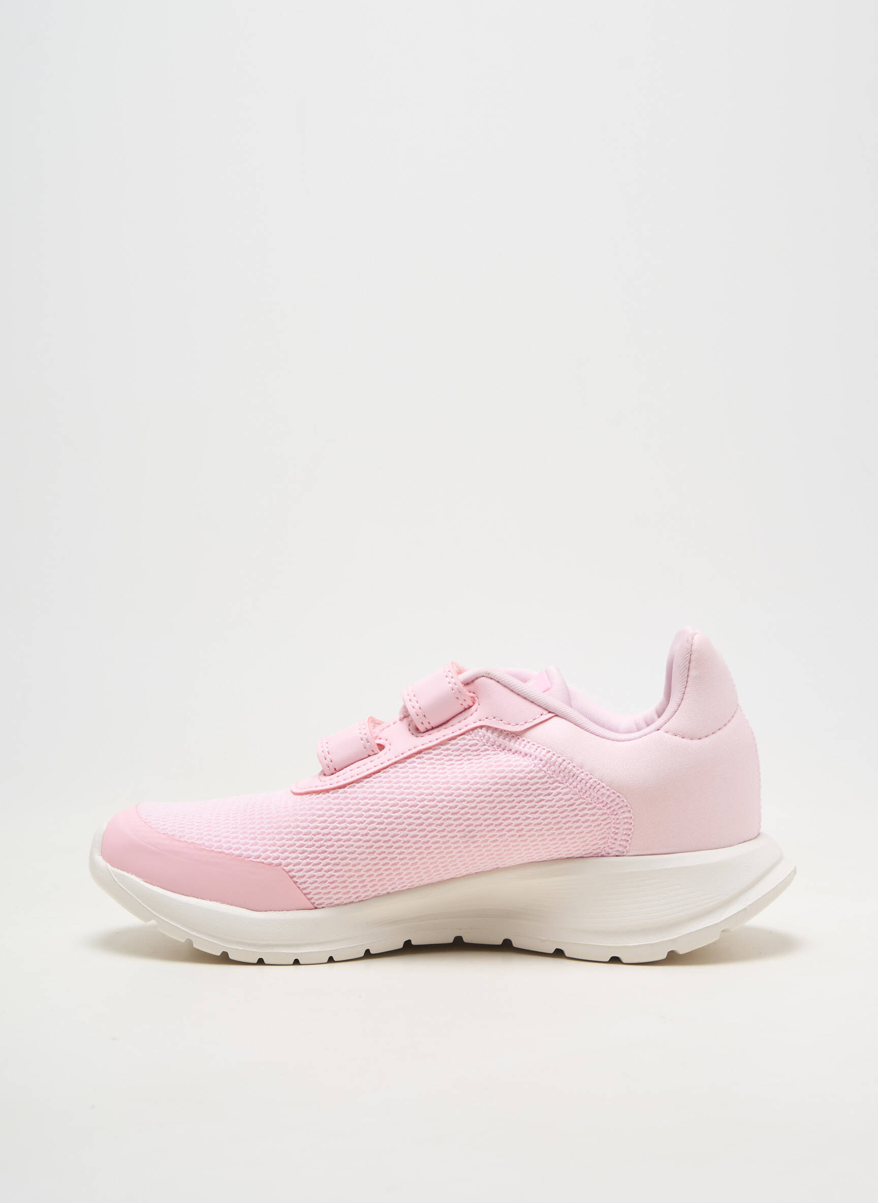 Bėgimo bateliai velcro užsegimas apvalus mygtukas rožinė ADIDAS mergina